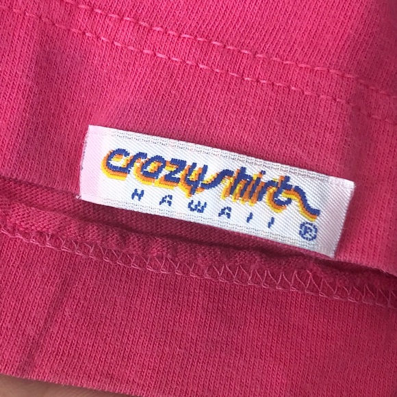 Vintage 90s T-shirt Crazy Hawaii Tag San Francisco - Picture 5 of 9